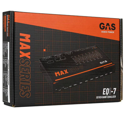 Gas Audio Power Gas Max Versterker ½din 7-band Eq 6v Pre-outs voor Auto Geluidssystemen en Hoogwaardige Geluidskwaliteit - VCTparts.nl