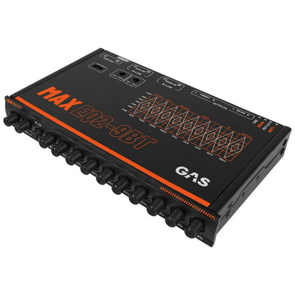 Gas Audio Power Gas Max Versterker ½din 9-band Eq With Bluetooth 6v Pre-outs voor Auto Geluidssystemen en Hoogwaardige Geluidskwaliteit - VCTparts.nl