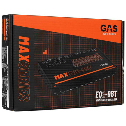 Gas Audio Power Gas Max Versterker ½din 9-band Eq With Bluetooth 6v Pre-outs voor Auto Geluidssystemen en Hoogwaardige Geluidskwaliteit - VCTparts.nl