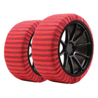 Isse Textiel sneeuwkettingen Classic Rood Gestreept 66 L 2 stuks (set) - VCTparts.nl