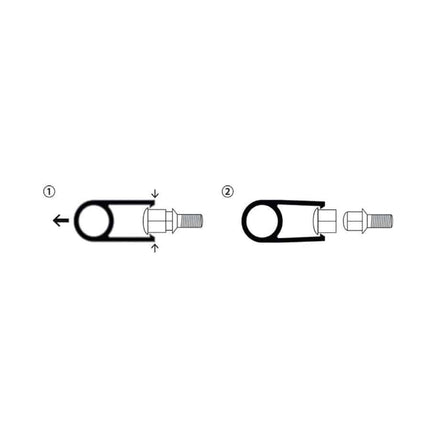 J-TEC Wielbout Wielmoer 17mm Doppen Beschermende Afdekkapjes Rood 20 stuks (set)