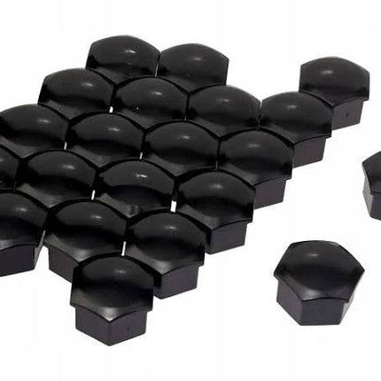 Écrou de roue de boulon de roue J-TEC 17 mm Capes de protection Caps Black Black 20 pièces (Set)