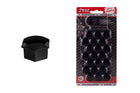 Écrou de roue de boulon de roue J-TEC 17 mm Capes de protection Caps Black Black 20 pièces (Set)