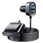 Joyroom Autolader Oplader Snellader 3x USB-A & 2x USB-C 72W (1.5m) [5x QC Fast Car Charger] - VCTparts.nl