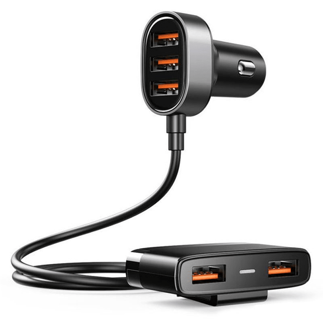 Joyroom Autolader Oplader Snellader 5x USB-A 6.2A (1.5m) [5x QC Fast Car Charger] - VCTparts.nl