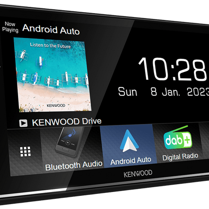 Kenwood DMX-7722DABS 6.8” AV-Receiver met Bluetooth DAB Radio Wireless Apple CarPlay/Android Auto Zwart - VCTparts.nl