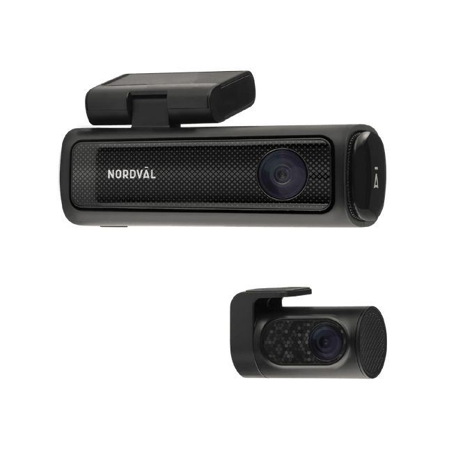 Nordval Nordväl DC202 2CH Dashcam 4K GPS Wi-Fi 128GB Video Recorder Zwart - VCTparts.nl