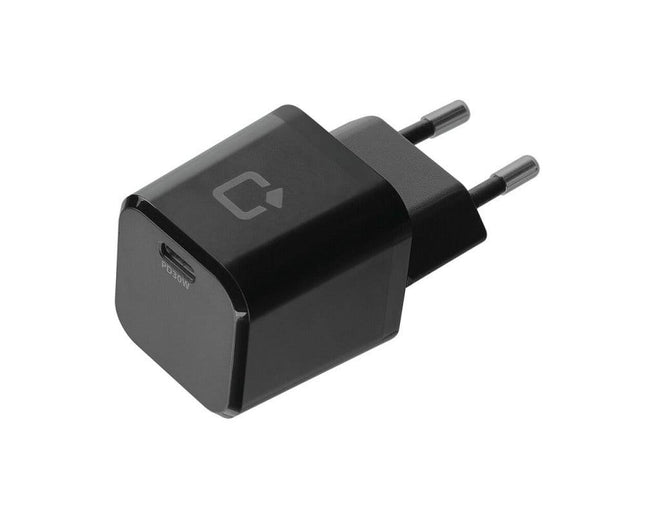 Optiline Thuislader USB-C 30W 110/230V – Ultra Compacte Design Snellader – Zwart - VCTparts.nl