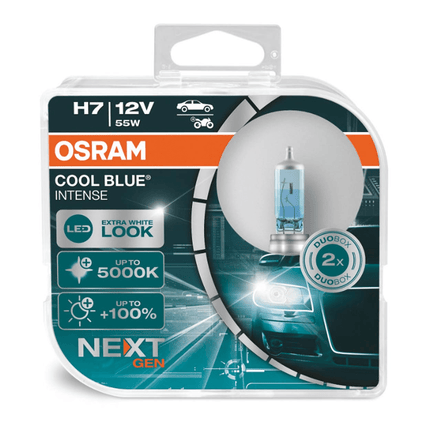 Osram Halogeenlamp H7 12V 55W - Wit/IJsblauw 5500K Intens - Cool Blue Next Gen - Set 2 stuks - VCTparts.nl