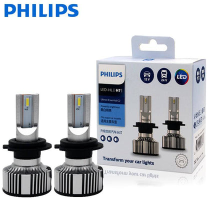 Philips H7 Ultinon a mené 6500k phares dimlicht 12-24v blanc (set)