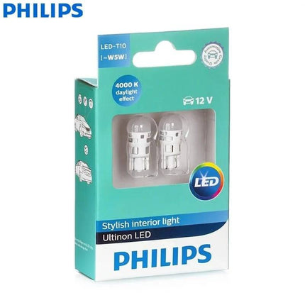 Philips  Ultinon T10 LED 4000K Wit Verlichting 12V W5W (set) [Stadsverlichting - Parkeerverlichting - Kentekenverlichting - Interieurverlichting]