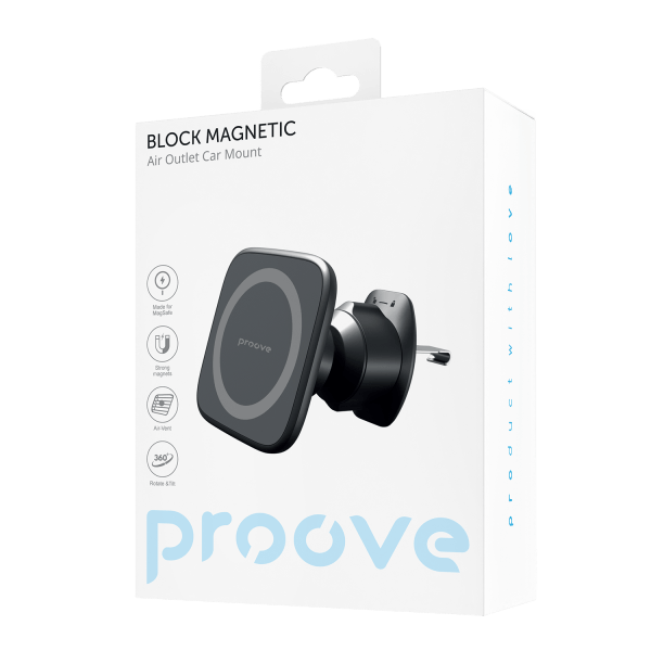 Proove Block Magnetische Autohouder voor ventilatierooster – Elegante en Veilige Smartphone Bevestiging - VCTparts.nl