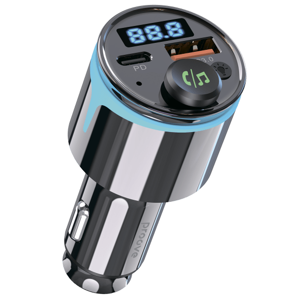 Proove FM Transmitter Nexus 30W (PD+QC3.0) Type-C+USB Zwart - VCTparts.nl