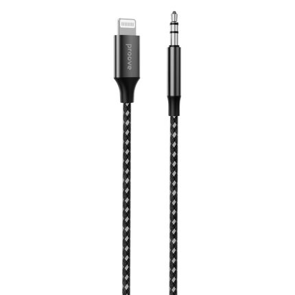 Proove Kabel SoundMesh Lightning naar 3.5mm AUX (1m) Grijs - VCTparts.nl