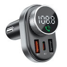 Proove Sound Link Bluetooth 5.0 FM Transmitter en Snellader voor Auto (USB-A 2x + USB-C) Zwart - VCTparts.nl