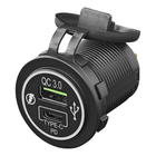 ProPlus USB snellader inbouw 2-weg 12/24V 3A type A + C - Laadcontactdoos met Dop - VCTparts.nl