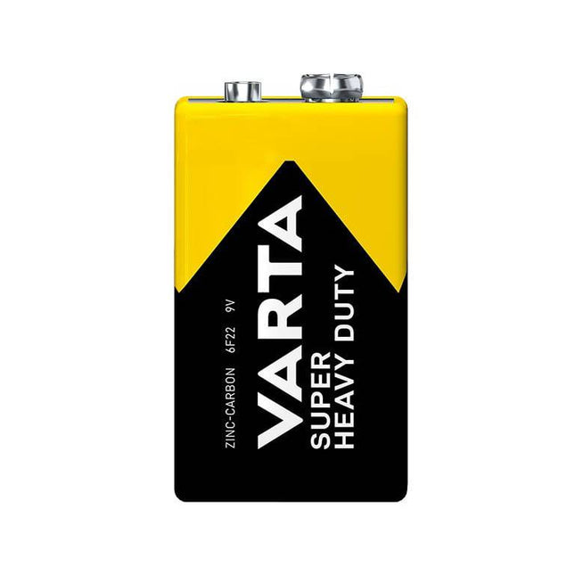 Varta Superlife Batterij 9V Zink-Koolstof Super Heavy Duty in Blister