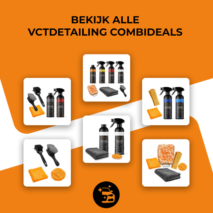 Detailing Combideal Quick Wash Pakket 5-delig voor Eenvoudig Wassen en Sealen met Microvezel Washandschoen en Droogdoek - VCTparts.nl