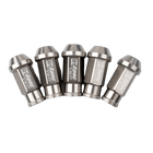 Aluminium Moeren (set 20 stuks) - M12x1.5 Schroefdraad 30mm Grijs [Lug Nuts Legering JDM  Autorace] - VCTparts.nl