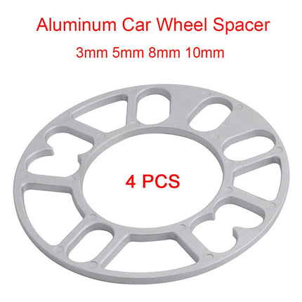 Aluminium Spoorverbreders 10mm Wiel Spacers Plaat (4 stuks) Multisteek 4X100 4X114.3 5X100 5X108 5X114.3 5X120