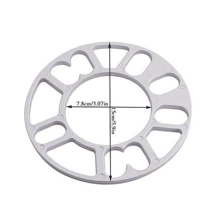 Aluminium Spoorverbreders 3mm Wiel Spacers Plaat (4 stuks) Multisteek 4X100 4X114.3 5X100 5X108 5X114.3 5X120