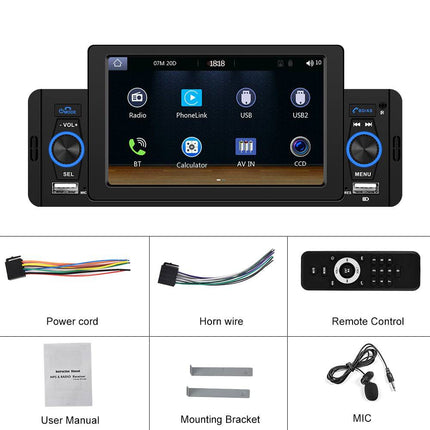 Android Auto Built -in Radio Player Digital LED Display