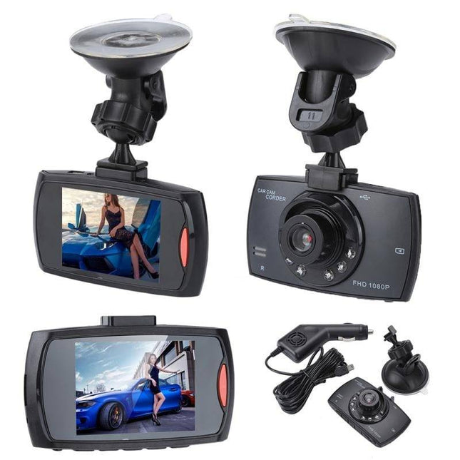 Auto Dashcam 720P 1CH Dashboard Video Recorder met Nachtzicht Zwart - VCTparts.nl