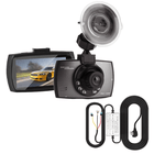 Auto Dashcam HD 1080P 1CH Dashboard Video Recorder met Nachtzicht + Continue Voeding Zwart - VCTparts.nl