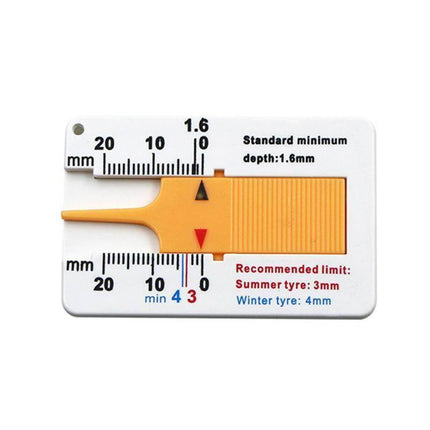 Bandenprofielmeter Gereedschap Autoband Diepte voor Wettelijk Minimum - VCTparts.nl