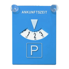 Blauwe Kaart Parkeerschijf / Parkeerkaart met Zuignap voor aan het Raam - VCTparts.nl