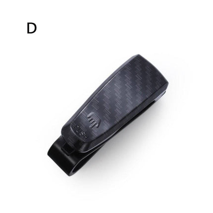 Brillenhouder auto zonneklep Clip - Carbon Fiber - VCTparts.nl