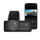 Dashcam 4K 2160p WiFi & GPS 1ch Recorder vidéo avec écran noir