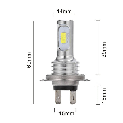 Dimlicht + Grootlicht 4x LED H7 8000k ijsblauw (2 sets) [ijsblauwe koplampen - ijsblauwe Dimlichten] - VCTparts.nl