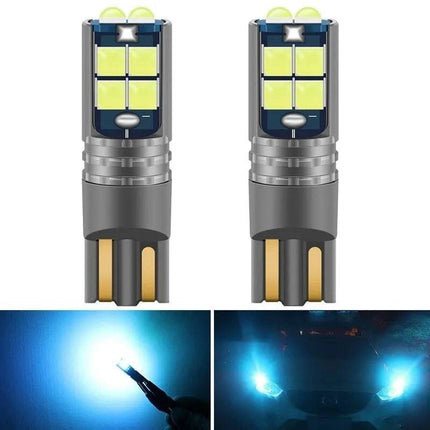 Dimlicht & Parkeerlicht LED H7 + T10 8000k ijsblauw (set) [ijsblauwe koplampen - ijsblauwe Dimlichten] - VCTparts.nl