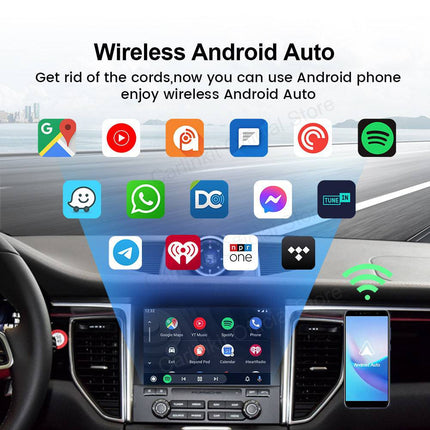 Dongle 4.0 Wireless Draadloos USB Adapter voor CarPlay & Android Auto Converteren - VCTparts.nl