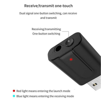 Draadloze Bluetooth USB Transmitter met AUX Aansluiting - VCTparts.nl