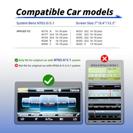 Draadloze CarPlay Adapter & Android Auto Module – Voor Mercedes-Benz NTG 5.0 Systeem - VCTparts.nl