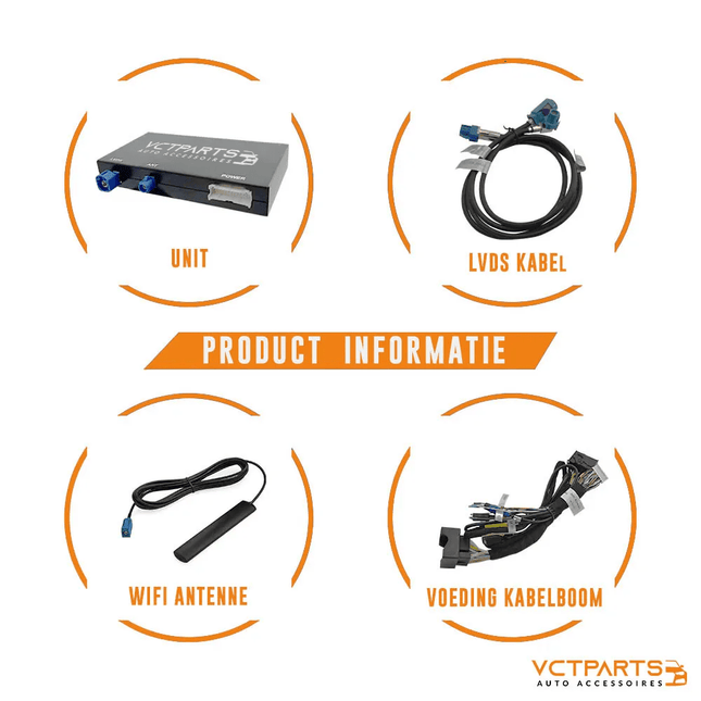 Draadloze CarPlay & Android Auto Adapter Module 2 – Voor BMW met NBT-systeem - VCTparts.nl