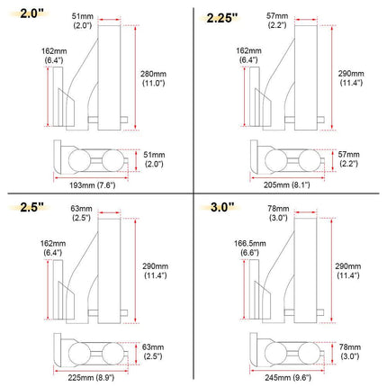 Elektrische Uitlaat Kleppensysteem Set 25 inch 63mm ø met 2x Klem Mof Bypass Universeel Draadloos met Afstandsbediening - Dubbele Pijp met Klep - VCTparts.nl