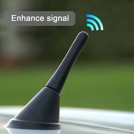 FM/AM Auto Antenne Mini Universeel Zwart (6.5 cm) - VCTparts.nl