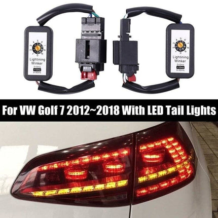 Golf 7 Adapter voor led Semi Dynamische Achterlicht Knipperlichten -  Adapters / Stekkers [TSI - GTI - GTD - GTE - R] - VCTparts.nl