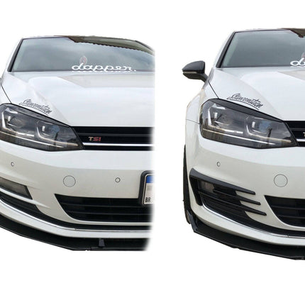 Golf 7 GTI Look Mistlicht Kap Booskijker Rooster Glans Zwart [Volkswagen Golf MK7 2013-2017] - VCTparts.nl