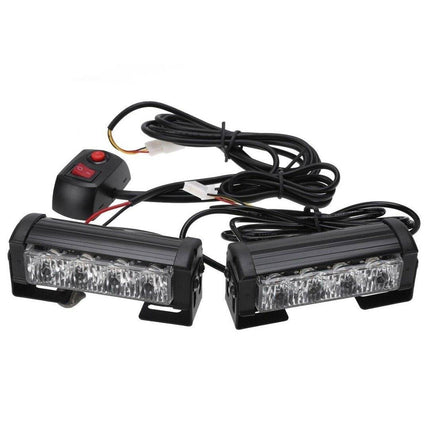 Grill Flitsers Rood LED Stroboscoop Zwaailichten [Grillflitsers - Bumperflitsers] - VCTparts.nl