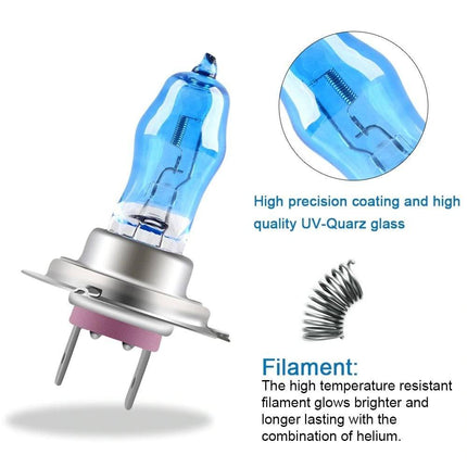 H4 Halogeen Dimlicht - Koplampen 6000K (set) - VCTparts.nl