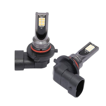 HB3 9005 led Mistlicht 3000K Geel - Mistlampen (set) [Fog Lights] - VCTparts.nl