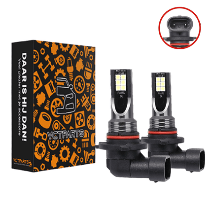 HB4 9006 led Mistlicht 3000K - Mistlampen (set) [Fog Lights] - VCTparts.nl