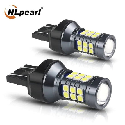 High Power T20 LED Lamp Bol - Wit (set) 7443 W21/5W 3030SMD - VCTparts.nl