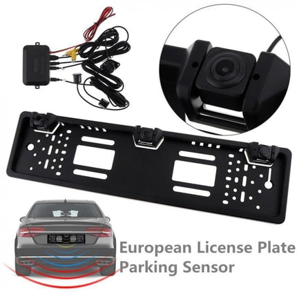 Kenteken / Nummerplaat Achteruitkijk Camera Parkeer sensoren (set) - VCTparts.nl