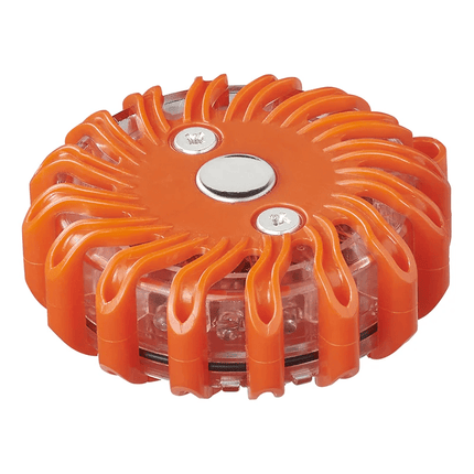 Magnetische Waarschuwings-disk 16LED Oranje - VCTparts.nl