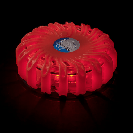 Magnetische Waarschuwings-disk 16LED Oranje - VCTparts.nl